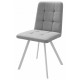 Стул DikLine 281PRO B22 GREY, ножки белые