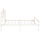 Кровать Federica (mod. AT-881) дерево гевея/металл, 160*200 (Queen bed), Белый (butter white)