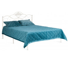 Кровать Federica (mod. AT-881) дерево гевея/металл, 160*200 (Queen bed), Белый (butter white)