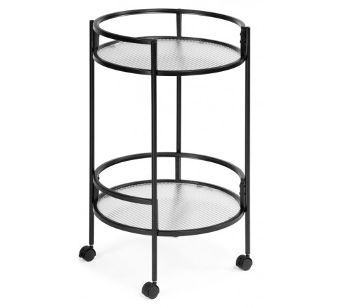 Cервировочный стол Kotani 50х79 black / clear