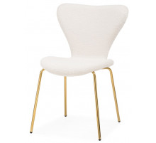 Стул Solo white / gold