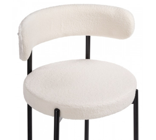 Стул Rudi white / black
