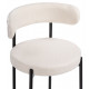 Стул Rudi white / black