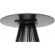 Стол TERNI 120 MATT BLACK MARBLE SOLID CERAMIC Черный мрамор матовый, керамика /Черн.каркас, ®DISAUR