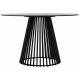 Стол TERNI 120 MATT BLACK MARBLE SOLID CERAMIC Черный мрамор матовый, керамика /Черн.каркас, ®DISAUR
