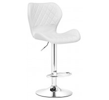 Барный стул Porch chrome / white