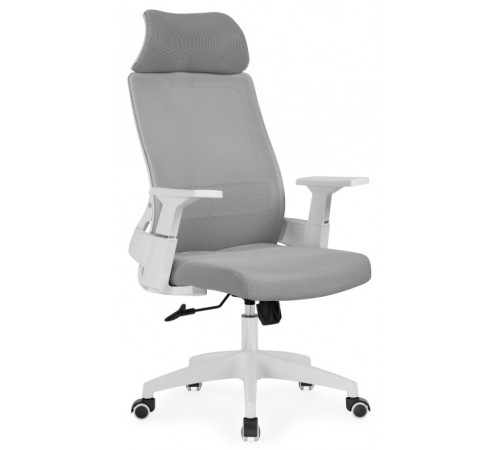 Компьютерное кресло Flok gray / white