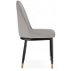 Стул Flor light gray / black