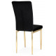 Стул Rek black / gold