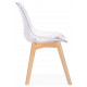 Стул Vart clear / wood