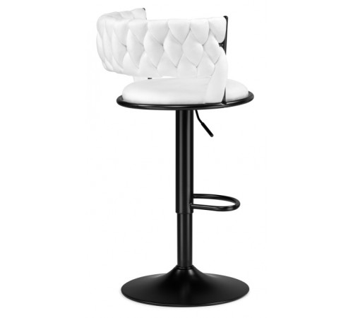 Барный стул Lotus white / black