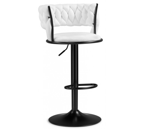 Барный стул Lotus white / black
