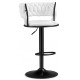 Барный стул Lotus white / black