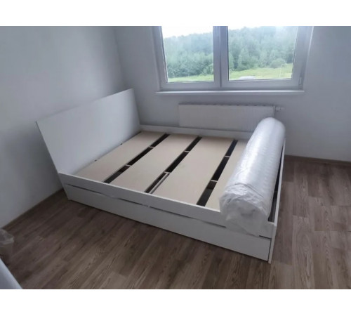 Кровать Мадера 160х200 белый эггер