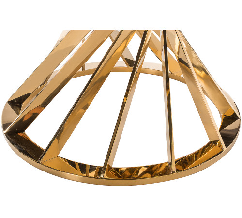 Стол Twist gold/black