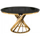 Стол Twist gold/black