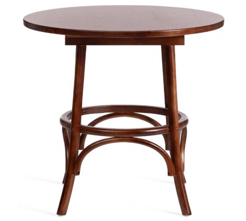 Стол THONET (mod.T9152) дерево вяз, 80х75 см, Темный Орех (№5)
