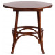 Стол THONET (mod.T9152) дерево вяз, 80х75 см, Темный Орех (№5)
