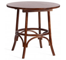 Стол THONET (mod.T9152) дерево вяз, 80х75 см, Темный Орех (№5)