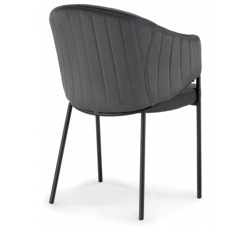 Стул Kortni dark grey / black