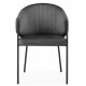 Стул Kortni dark grey / black