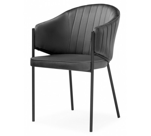 Стул Kortni dark grey / black