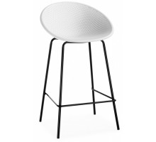 Полубарный стул Zeta white / black