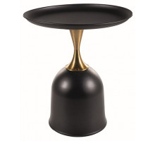 Журнальный столик SIGNAL LIBRA, черный / золото, Ф51