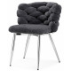 Стул Rendi Rendi gray-blue / chrome