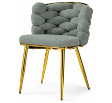 Стул Rendi light gray / gold