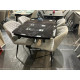 Обеденная группа SFU120/239 B22 Grey, черный каркас