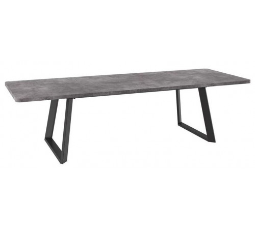 Стол Loft Lux (R)-200 раздвижной (Дымчатая керамика/черный) 200(290)х105