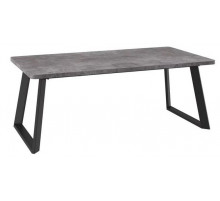 Стол Loft Lux (R)-200 раздвижной (Дымчатая керамика/черный) 200(290)х105