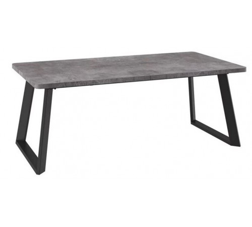 Стол Loft Lux (R)-200 раздвижной (Дымчатая керамика/черный) 200(290)х105