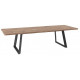 Стол Loft Lux (R)-200 раздвижной (Дуб велингтон/черный) 200(290)х105
