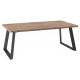 Стол Loft Lux (R)-200 раздвижной (Дуб велингтон/черный) 200(290)х105