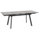 Стол Milana Four-140 (STONE GREY ST CER/Черный)140(30+30)х85