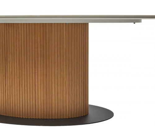 Стол CARY 220 цвет БЕЛЫЙ МРАМОР M326/ Каркас OAK, ®DISAUR