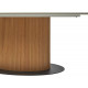 Стол CARY 220 цвет БЕЛЫЙ МРАМОР M326/ Каркас OAK, ®DISAUR