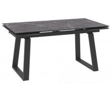 Стол Барон 160(220)x90, Камень Темный Compakt cer/черный