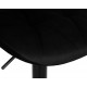 Стул барный DOBRIN BARNY BLACK BlackBase-LM черный велюр (MJ9-101)