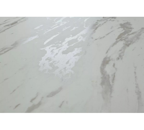 Стол BELLUNO 160 MARBLES KL-99 Белый мрамор матовый, итальянская керамика/ черный каркас, ®DISAUR