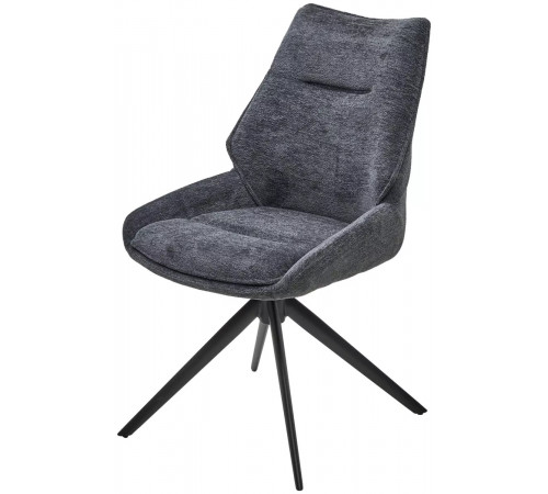 Стул OLAF 360 град. поворот. RAVEN18 Серый, ткань / Черный, ®DISAUR