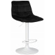 Стул барный DOBRIN TAILOR WHITE черный велюр (MJ9-101)