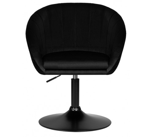 Кресло DOBRIN EDISON BLACK / арт. LM-8600_BlackBase черный велюр (1922-21)
