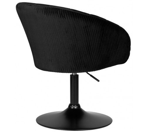 Кресло DOBRIN EDISON BLACK / арт. LM-8600_BlackBase черный велюр (1922-21)