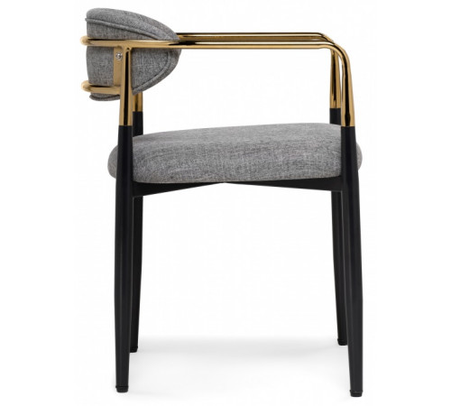 Кресло Lord gray / black / gold