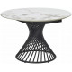 Стол BUENO 120 GLOSS GOLDEN JADE SOLID CERAMIC / BLACK, ®DISAUR