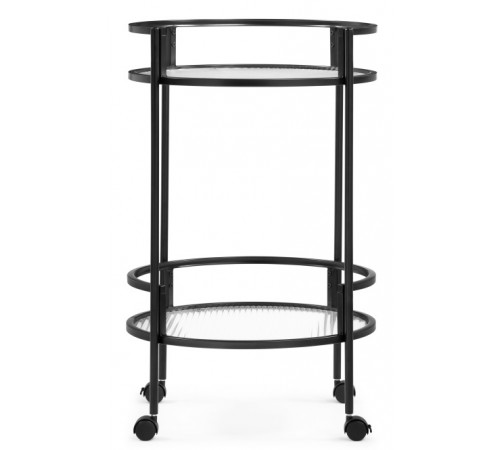 Cервировочный стол Kotani 50х79 black / clear