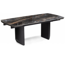 Стол Маре 200(260)х100х77 neodom titanium lawa nero / черный